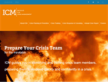 Tablet Screenshot of crisisconsultant.com